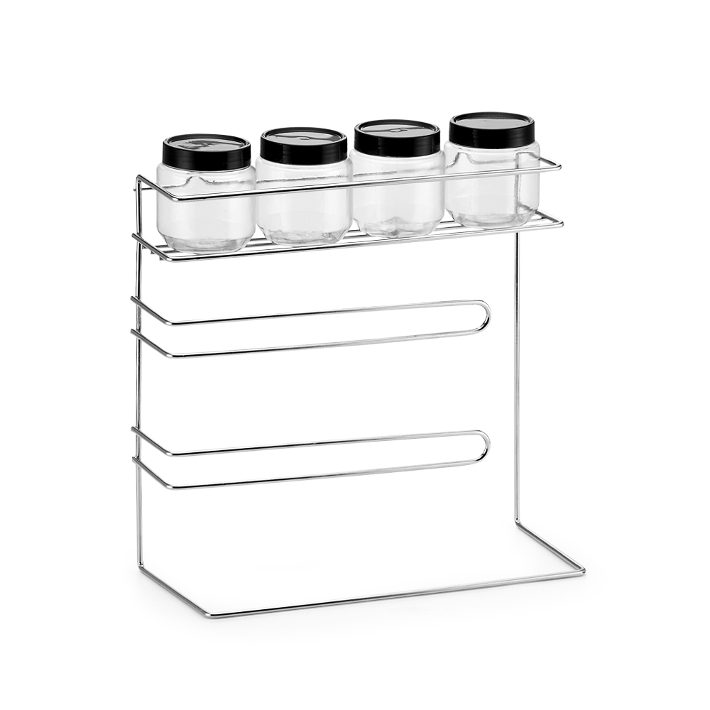 Porta Condimentos Organizador 4 Em 1 C/ 4 Potes